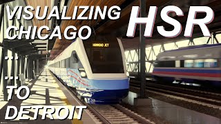 Visualizing High Speed Rail From Chicago To Detroit