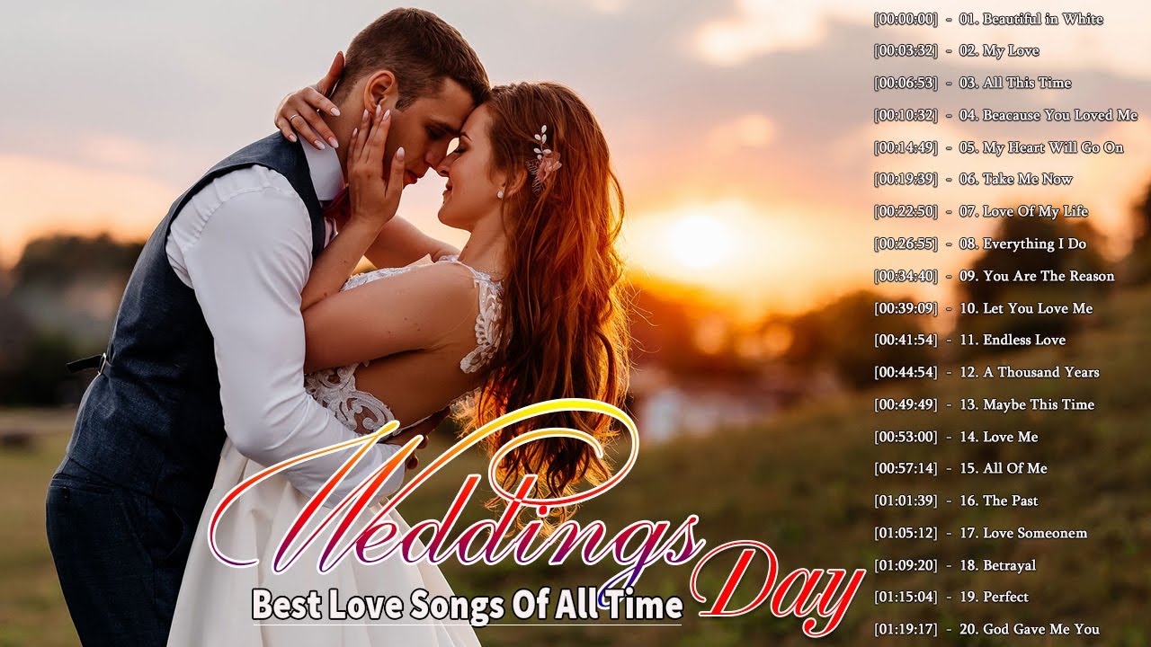 Read more about the article Las mejores canciones de boda en inglés ? Música romántica de amor (lista de reproducción actualizada 2021)