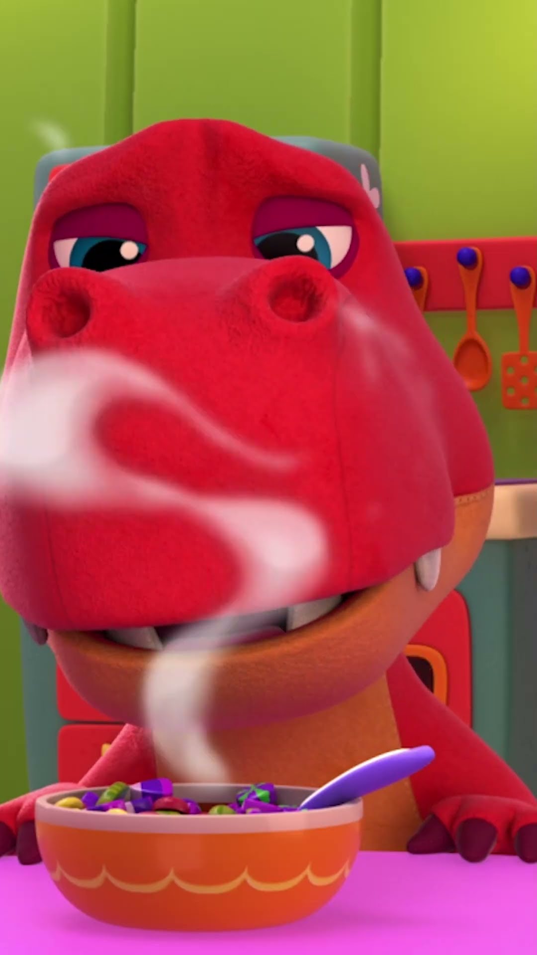El pobre Trex está malito ?? Aprende a cuidarlo con Cleo y Cuquín #cuquin #cleoycuquin