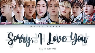 Stray Kids - 'Sorry, I Love You' Lyrics (스트레이 키즈 '좋아해서 미안' 가사) [Color Coded Lyrics/Han/Rom/Eng]