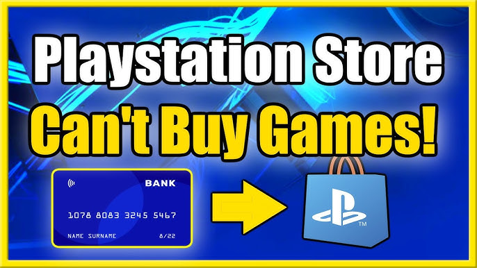 sometimes its so hard to buy stuff on playstation store its like