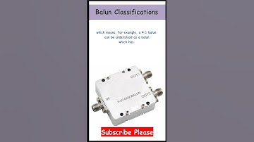 RF Balun Transformer for Communication Systems | Balanced to Unbalanced | #3