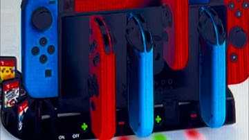 Gift 🎁 Idea Nintendo Switch Joycon & Games Charging Dock Station Shop Amazon Link in Description👍🎁❤️