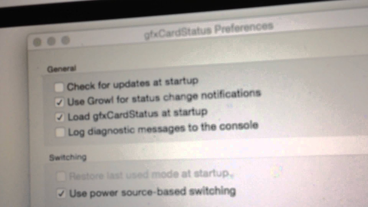 gfxcardstatus Update Cách khắc phục lỗi GPU MacBook Pro 2011
