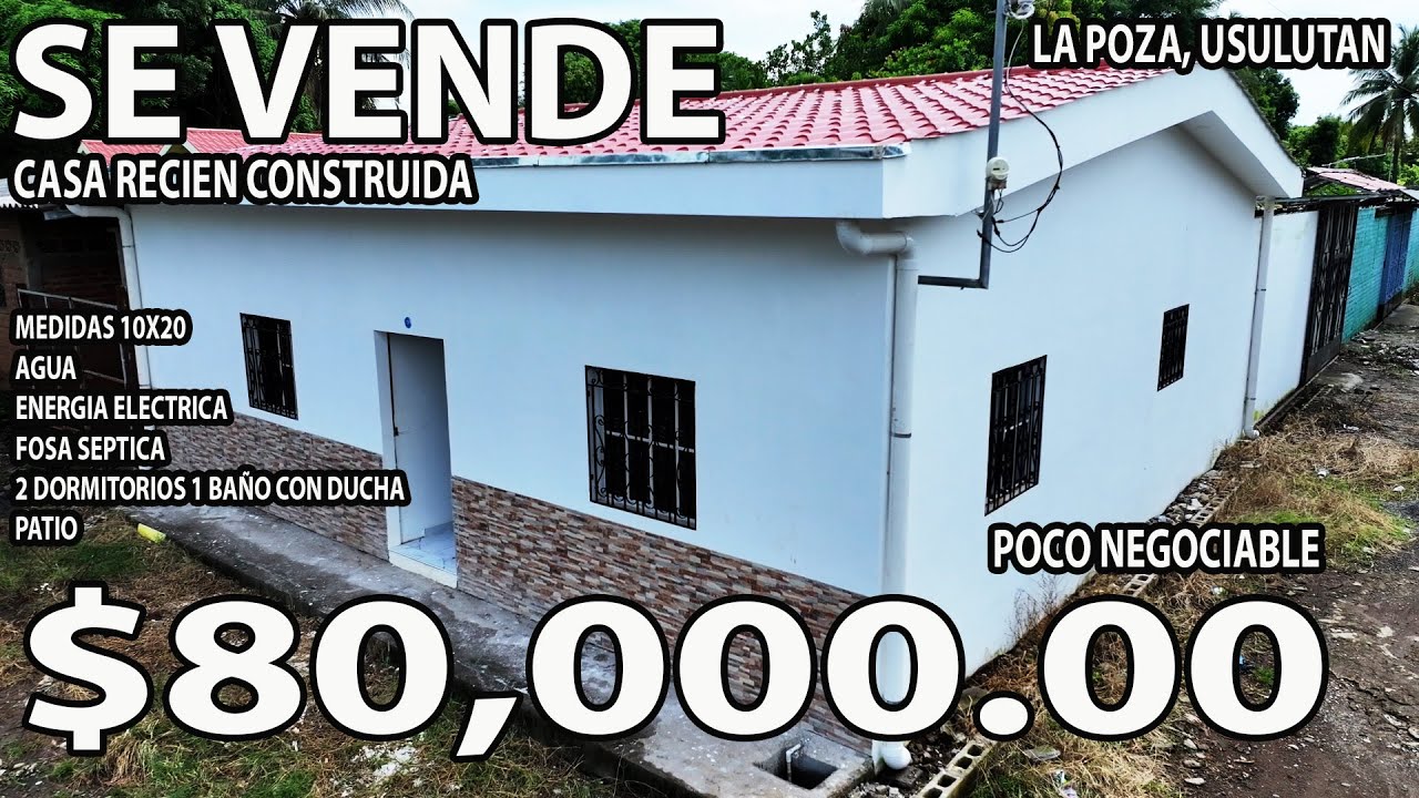 SE VENDE CASA A ESTRENAR USULUTAN | CRV EL SALVADOR