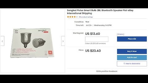 Sengled Pulse LED Smart Bulb with JBL Bluetooth Speaker, App Controlled Up to 8 BR30 LED Light Bulb