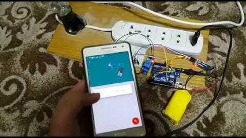 تشغيل لمبة 220v عن طريق البلوتوث اردوينو