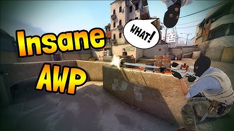 Insane AWP shot through smoke!!!