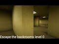 I got trapped in the backrooms | (Escape the back rooms)