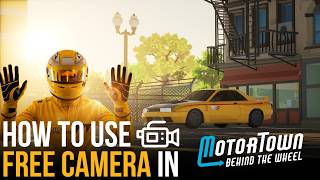 How to Use Free Camera in Motor Town (Easy Cinematic Shots!) screenshot 4