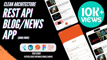 Season 1 - REST API Blog App using Bloc with Clean Architecture in Hindi | CoderSangam