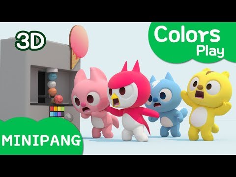 Learn colors with | Colors Play | vending ice cream and honey ice-cream! | Miniforce Kids Play