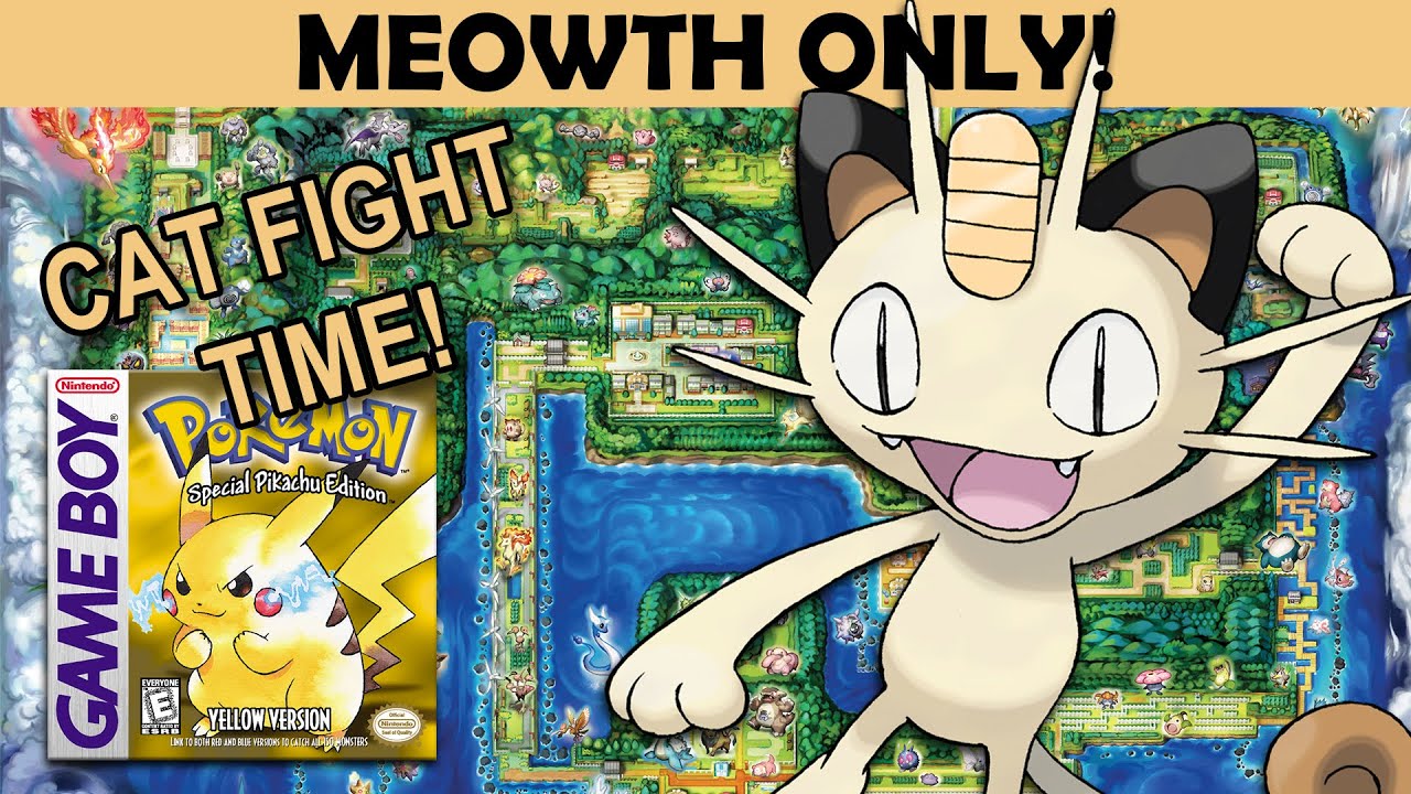 Solo Meowth Challenge Pokemon Yellow Pokemon Challenge Series YouTube