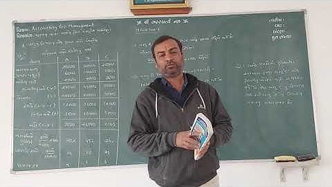 M.Com 1 Accounting for Management Lecture 14