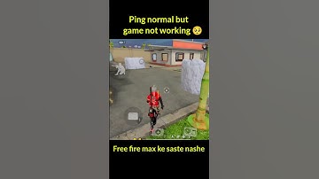 Free fire max ping normal but game not working 🥺