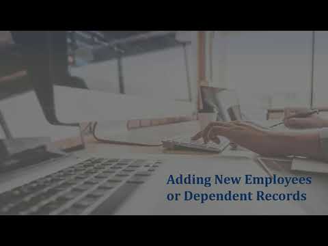 Adding Employee or Dependent Record