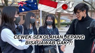 SEKOLAHAN JEPANG LUCU2 BISA JAWAB AKU KASIH DUIT!!