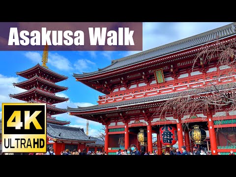 【4K UHD】Walk in Asakusa, Tokyo|Japan 2023