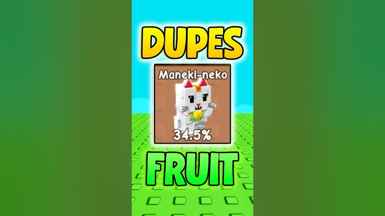 NEW MANEKI-NEKO PET DUPES FRUIT!! #growagarden #roblox NEW MANEKI-NEKO PET DUPES FRUIT!! #growagarden #roblox