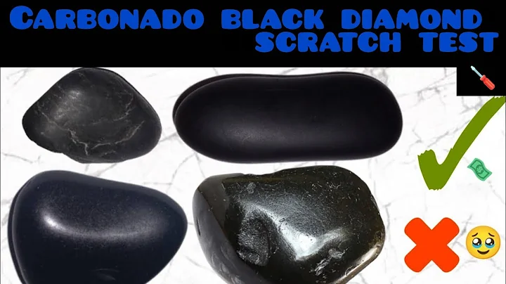 How to identify black diamonds at home | carbonado