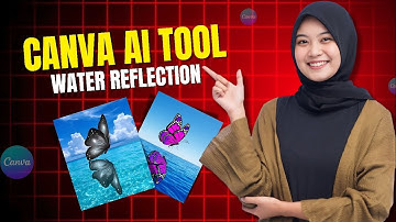 Canva AI Liquify Tool | Create Realistic Water Reflection Effect Easily. 