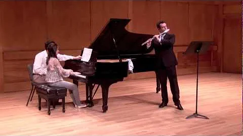 Enrico Sartori, flute, plays Boehm's "Fantasy"