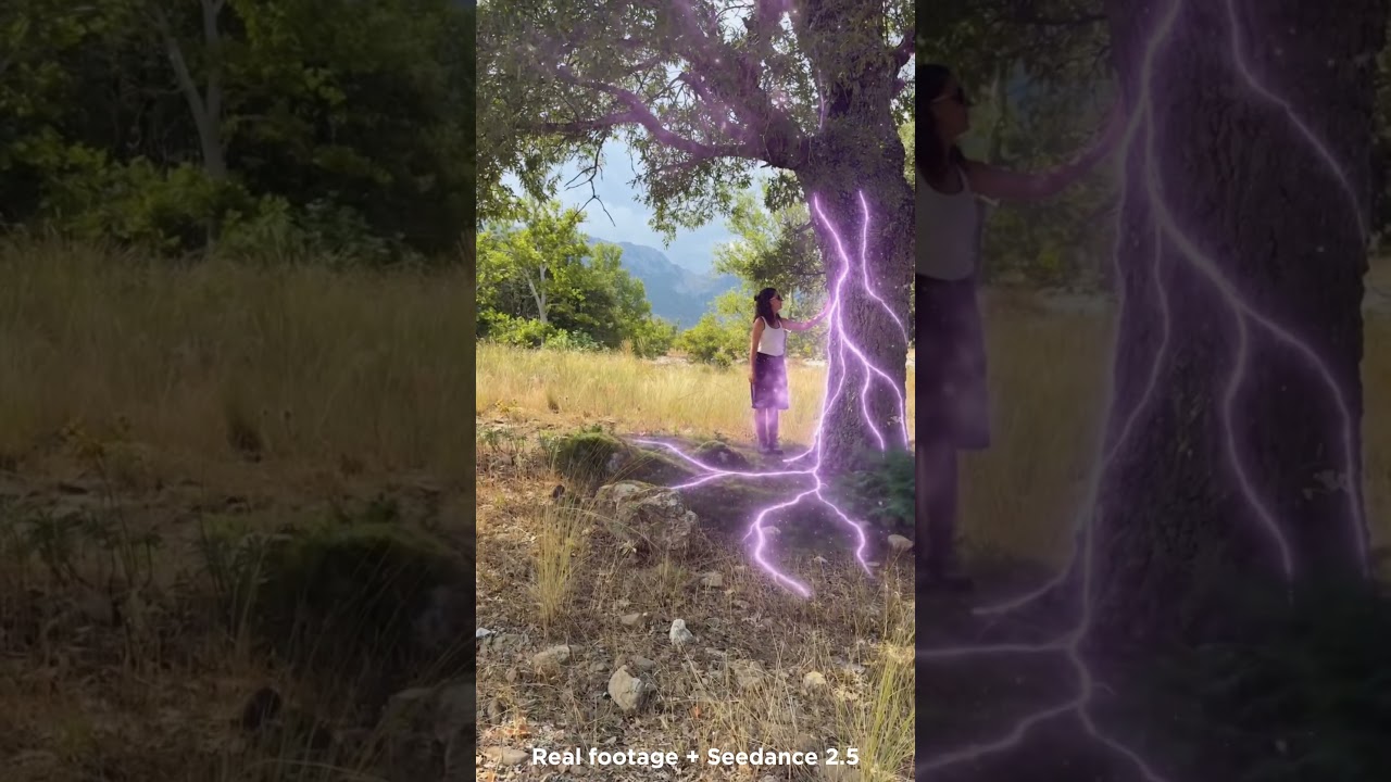 Reality augmentation video edit created with Seedance 2.5