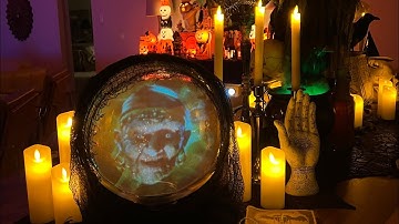 DIY Crystal Ball Halloween Decor Tutorial