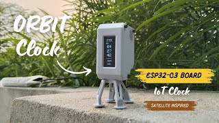 Making Satelite Inspired IoT Environmental Desk Clock || Orbit Clock 