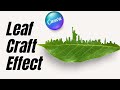 Photo manipulation in canva tutorial lesson 8 leaf craft effect creating new york city cutout