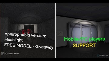 How to make Apeirophobia flashlight for horror games? (PC/Mobile players SUPPORT!) - Roblox