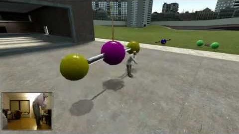 Kinect, Garrys Mod and CO2 (finishing Gundam style)