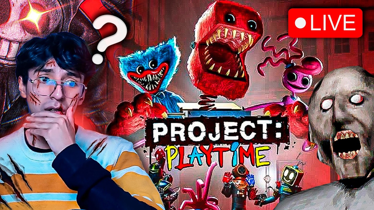 🔴 Instale PROYECT Playime en DIRECTO | Poppy Playtime Multijugador y Granny 🕷️🟡