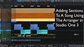 Miniatura de "Adding Sections to a song with Arranger in Studio One 3"