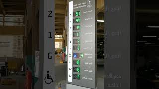 MAIN DISPLAY SHOWING FREE PARKING SPACES