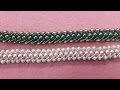 Beaded Flat spiral bracelet