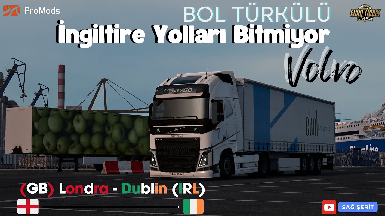 İngiltere Yolları Türkülü Sözlü Devam | VOLVO FH |1.50 ETS2 