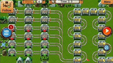 Train Line Maze Puzzle Game | How To Solve Rail Maze Puzzle Games | Android Gameplay #671