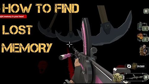 How to find your lost memory in the Walking zombie 2, NEW UPDATE!!