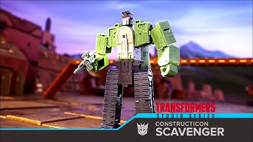 Transformers Studio Series 86 Constructicon Scavenger + Devastator Trailer