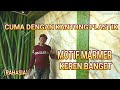 Nggak nyangka, hanya dengan kantong plastik jadi motif marmer yang keren