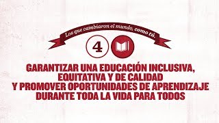 Objetivo De Desarrollo Sostenible 4  Garantizar Una Educacin Inclusiva Equitativa Y De Calidad