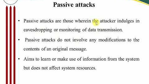 Types of Attacks A General and Technical View | Network Security |  Part 3