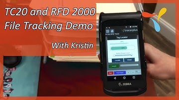 How to track files with RFID -  Demonstration with the Zebra TC20 and RFD 2000