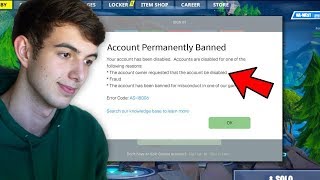 My response to Epic Perm Banning me.. (Rip 1,000,000 V Bucks)