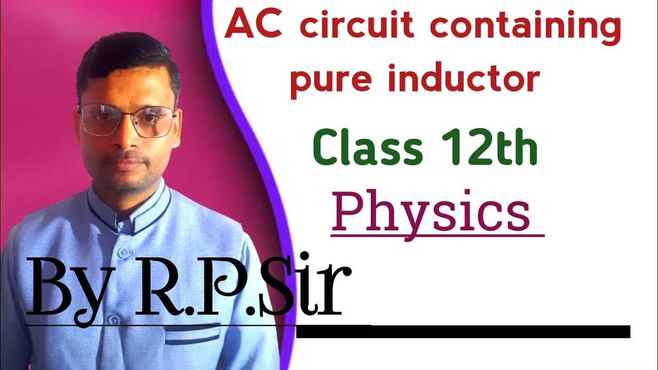 An alternating e.m.f. is applied across an inductor. Show that current lags behind by 90 degree 