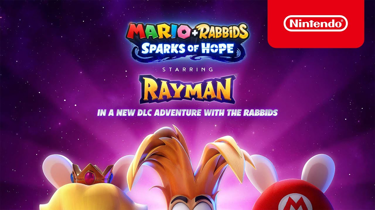 Rayman é destaque em novo trailer do DLC de Mario + Rabbids Sparks of Hope