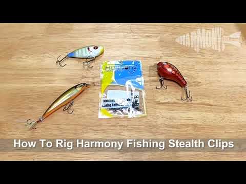 How to use Stealth Clips to quickly swap out your crankbaits, rattle traps,  and other fishing lures 