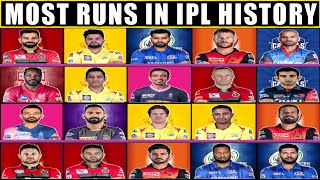 Most Runs in IPL | Most Runs in IPL History | Virat Kohli, Suresh Raina, Rohit Sharma, | IPL Records