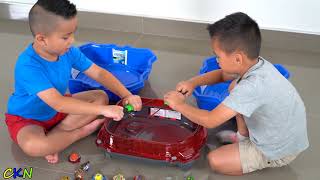 Super Wings Jett/Golden Boy Beyblade Launcher Kids Toy